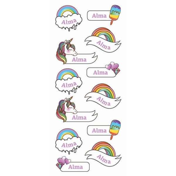 Namnstickers Alma - Tinka