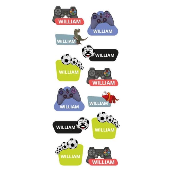Namnstickers William - Tinka