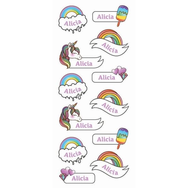 Namnstickers Alicia - Tinka