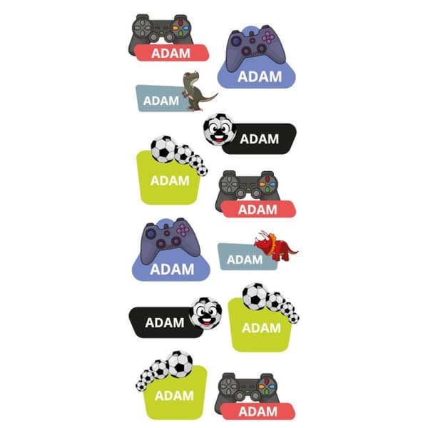Namnstickers Adam - Tinka
