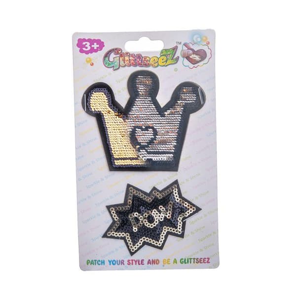 Glitterseez Krona Självhäftande Märken