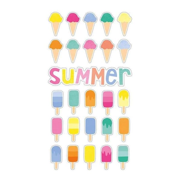 Puffies 3D Tutti Frutti Glass Stickers