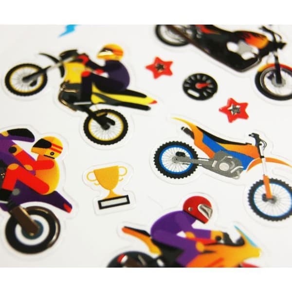 Klistermärken - Motorcykel - Förgyllning - 1,8 cm