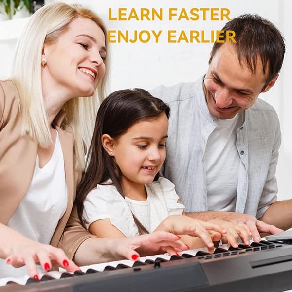 Avtakbare note-etiketter til piano og keyboard, 61 tangenter