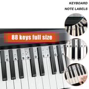 Avtakbare piano- og keyboardetiketter 88 tangenter