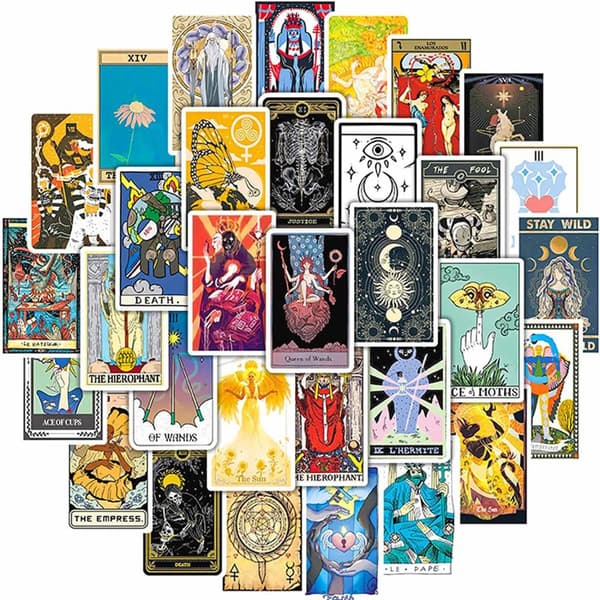 Klistremerker - Tarot - 50 stk