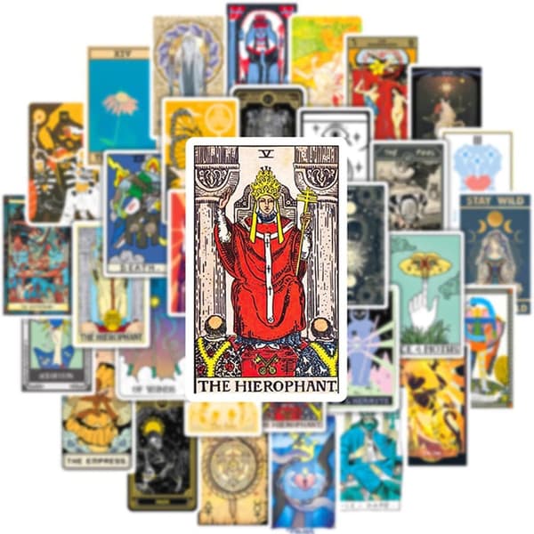 Klistremerker - Tarot - 50 stk