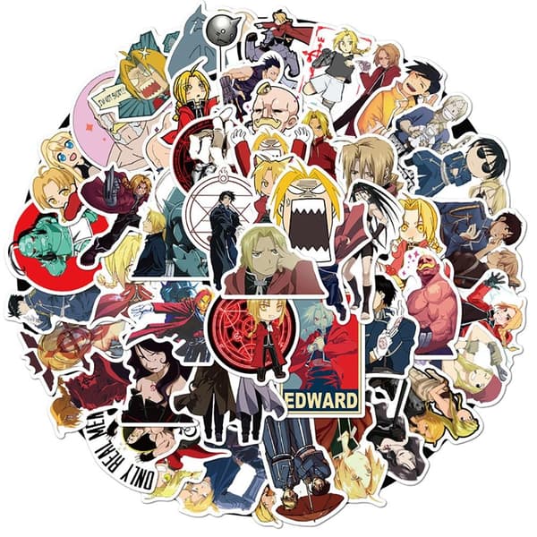 Klistermärken - Fullmetal Alchemist - 50 st