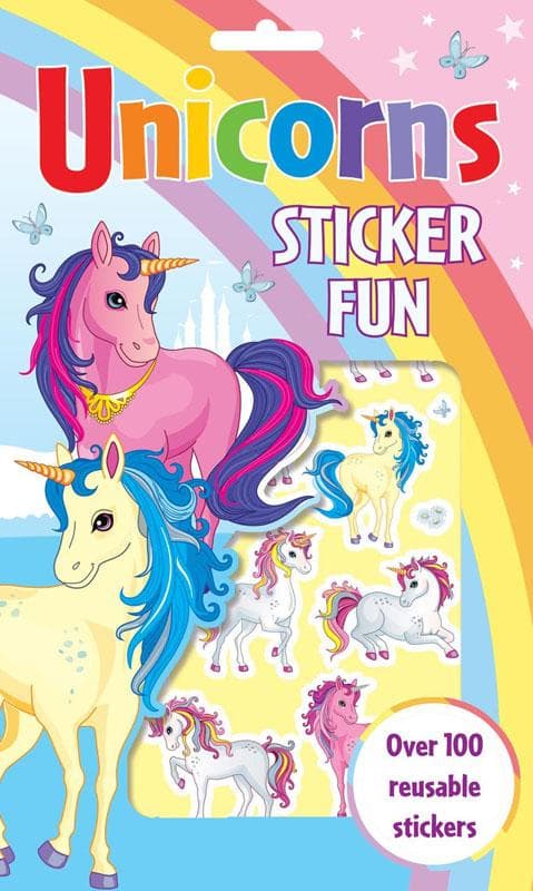 Unicorn-klistremerker 100+ klistremerke gjenbrukbare