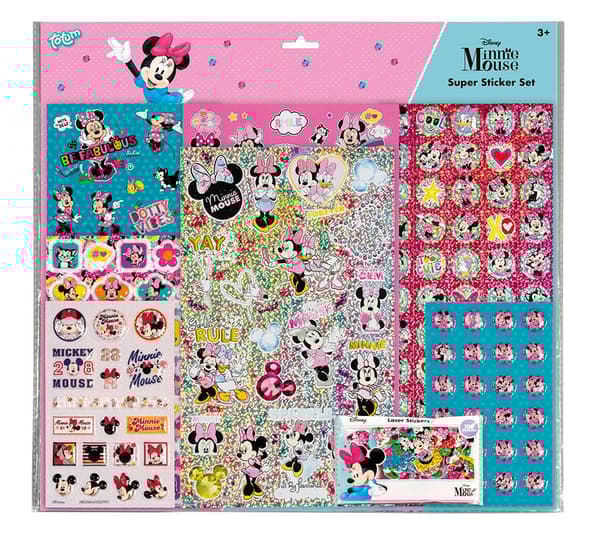Minnie mouse 300stk klistremerker klistremerke minnie mus disney