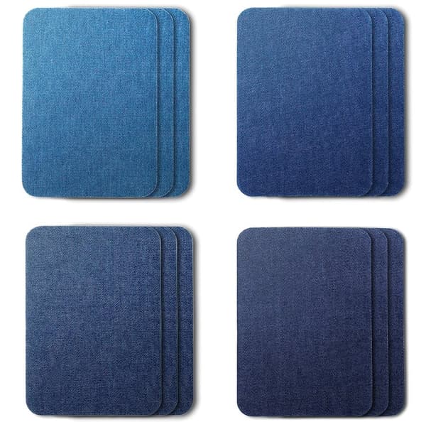Reparationssats för 12 delar nylon stark vidhäftning för jeans Flerfärgad