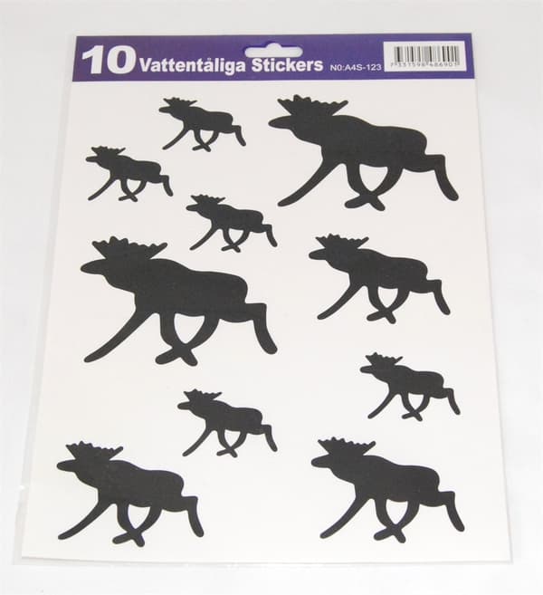 Stickers Älg A4