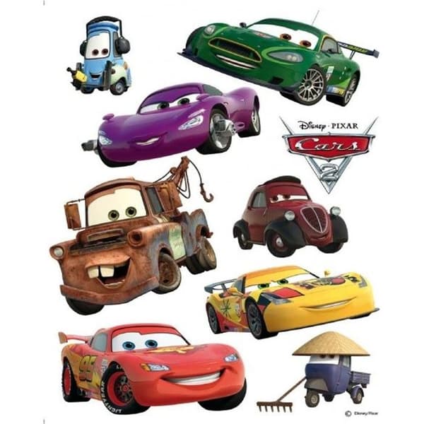 DISNEY CARS 2 maxi wallstickers 85x65cm