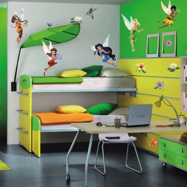 Maxi väggdekaler Tinkerbell Disney Fairi...