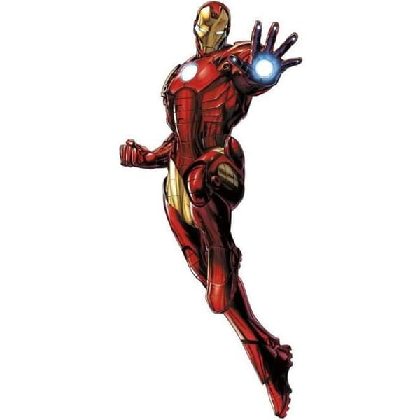 Jätte Iron Man Marvel-klistermärken