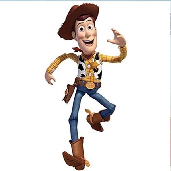 Dekal - Disney - Woody - 101,6 x 45,7 cm - Flytbar - Väggdekoration