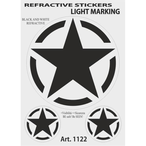Autocollant - 3M - Ljusmarkering - Retroreflekterande - 2 Stycken - 10x12 cm