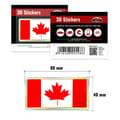 Miniatyrbild 2 av 4: 3D Canada Flag Sticker, 88 x 40 mm