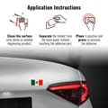 Miniatyrbild 3 av 4: 3D Mexico Flag Sticker, 88 x 40 mm