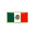 Miniatyrbild 1 av 4: 3D Mexico Flag Sticker, 88 x 40 mm