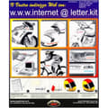 Miniatyrbild 2 av 2: Klisterbokstäver och siffror - Web - Gul - 161 delar - 20x24 cm - Hållbar över tid