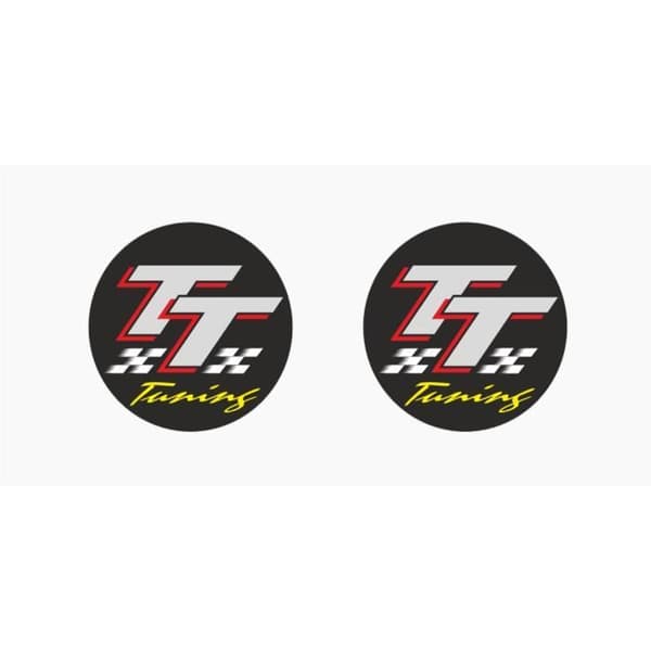TT Tuning Sticker Diam 12 mm 2 Styck
