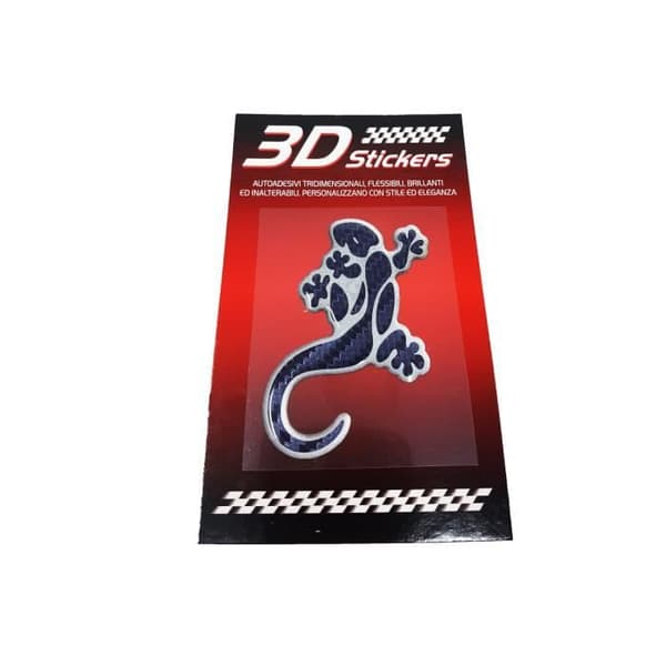 3D-lim - Gecko - Hi-Lux - Polyuretanharts - Ljusa färger - 67 x 50 mm