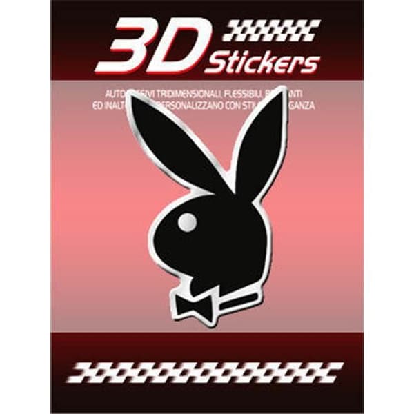 3D Kanindekal 58 x 40 mm