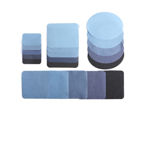 Denimlapper, reparasjonslapper for reparasjon av klær, jeans 25-pack