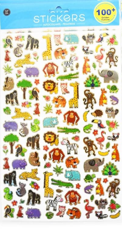 Stickers Wild Animals 100+