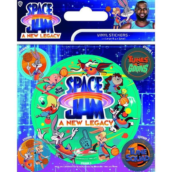 Warner Bros - Space Jam: A New Legacy - "Old School Jam"-vinylklistermärken