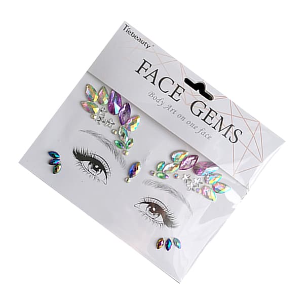 INF Face Jewels Makeup-klistremerker Flerfarget
