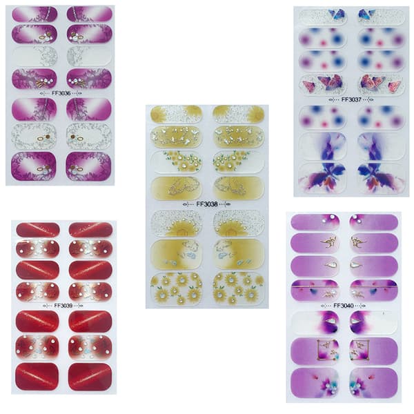 INF 5-pack Nail Art Stickers