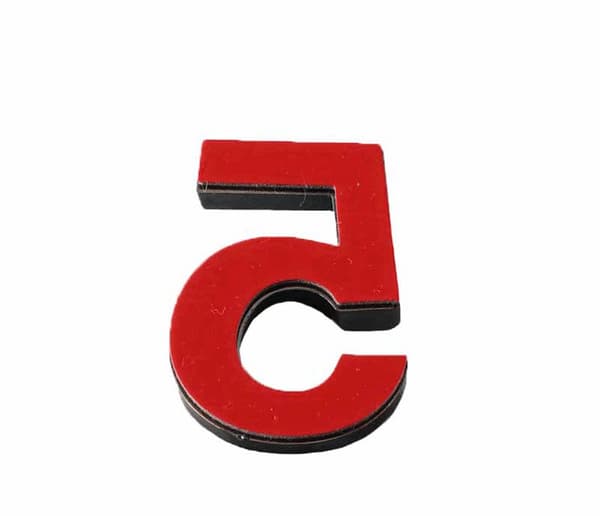 INF 3D-postilaatikoiden numerot (0-9) 0
