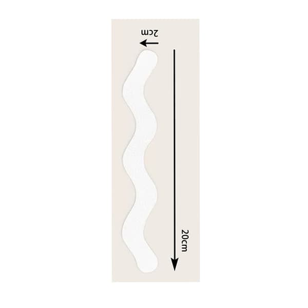 INF Anti-skli trappetrinn Tape Sklisikker tape for trapper S-formet  2x20cm