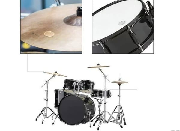 INF Drum Mute Pads, silikonirummun vaimentimet geelityynyt