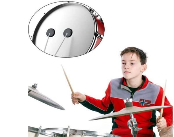 INF Drum Mute Pads, silikonirummun vaimentimet geelityynyt