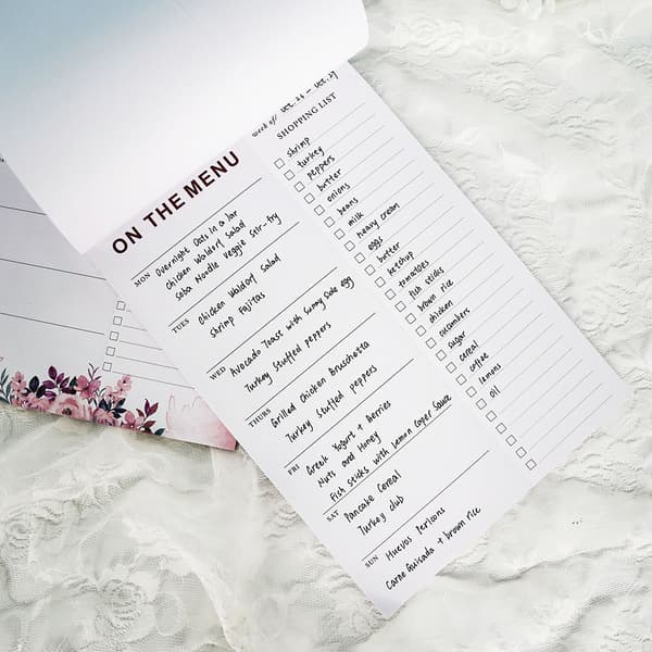 INF Magnetisk notesblok - PZ021 Minimalistisk kostplan