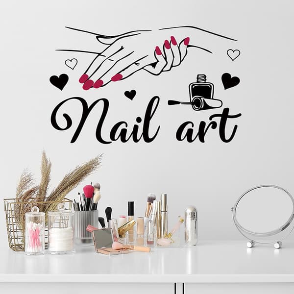 INF Dekorativt vægskilt til makeup studio