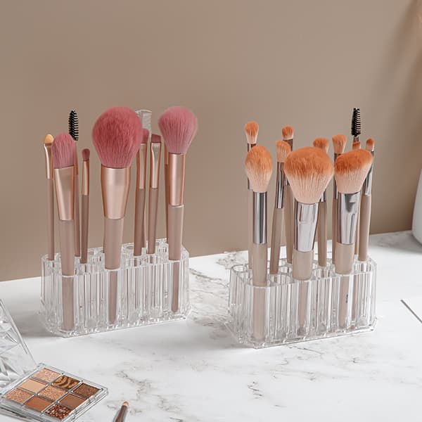 Sminkpenselhållare och Lip Liner Organizer