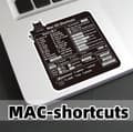 Miniatyrbild 2 av 2: INF Tangentbordsdekal med Mac-genvägar