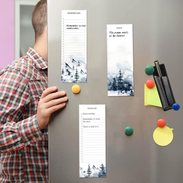 INF Magnetisk køleskab Sticky Notes Sæt 0