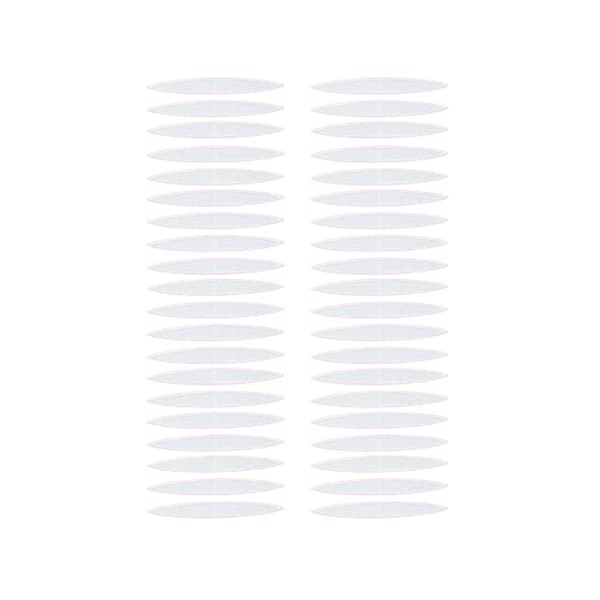 INF Invisible Double Eyelid Tape Strips - Natural Eyelid Lift Stickers (40 styk) 0 Gennemsigtig