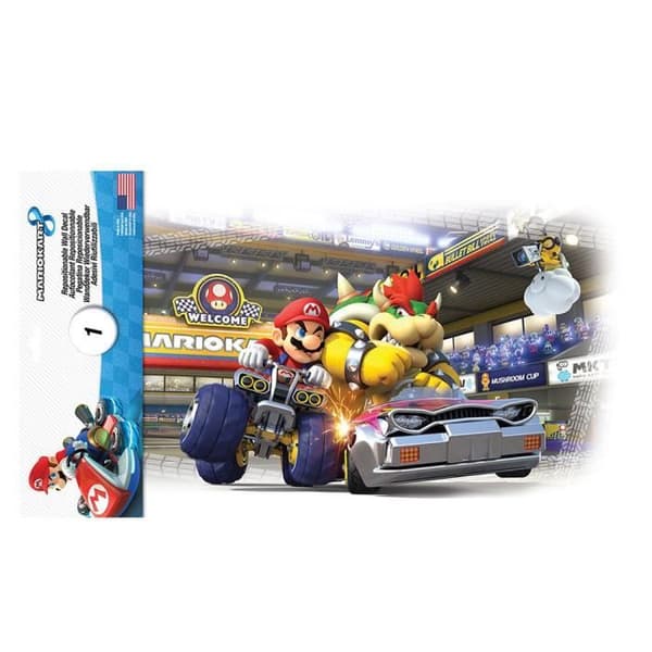 Flytbara klistermärken NINTENDO MARIO KART - DECO FABRIKEN - Sovrum - Röd - Barn - 41 cm