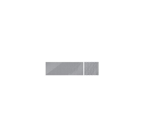 Skjønnhetsgitter rombe 2x4mm/120x20cm svart