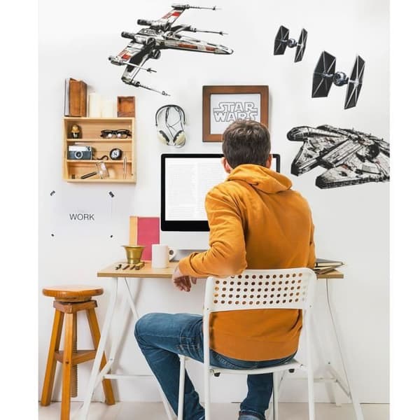 Jätte Star Wars rymdflottadekaler