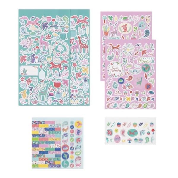 Folkdekorationskit för scrapbooking