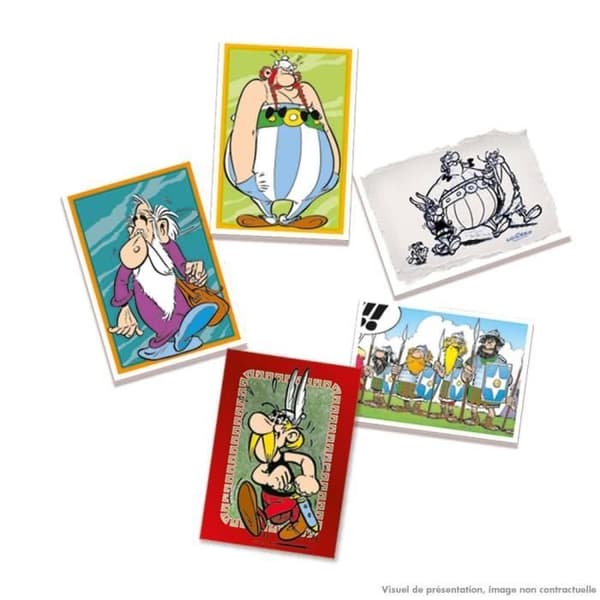 Blisterförpackning 7 fickor - PANINI - Asterix (65-årsjubileum) - 35 klistermärken och 1 begränsat kort