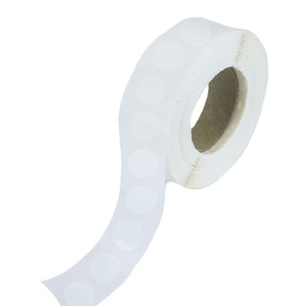 Etikett Rund Transparent - 20mm - 1000 st Till Förslutning