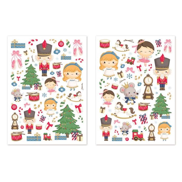 Gommettes - Familj - Pepparkakor - 118 bitar - Färggrann - Temat Jul